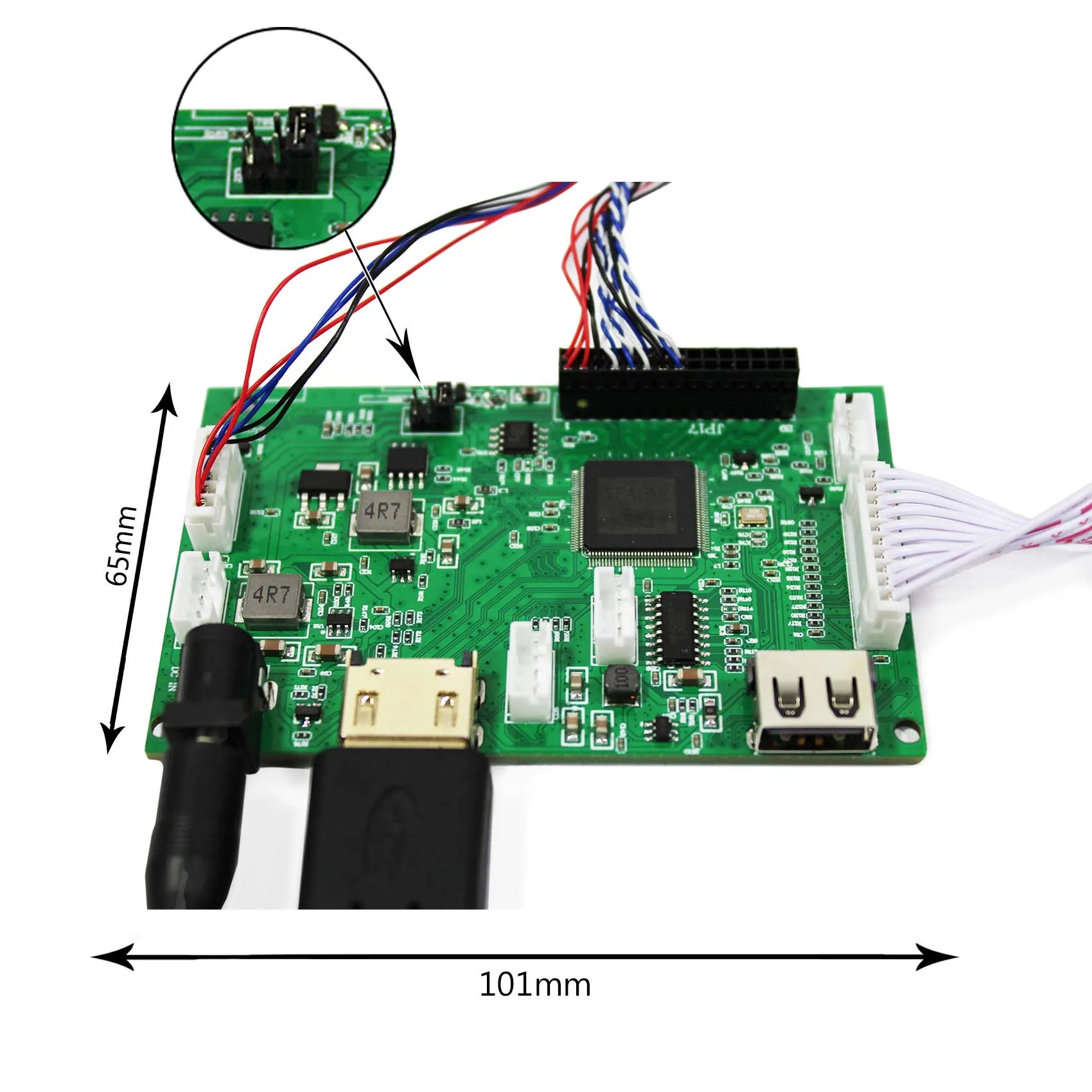 Lcdディスプレイ7 "N070ICG-LD1 1280X800液晶画面HD-MI.USB自動輝度調整lcdコントローラボード