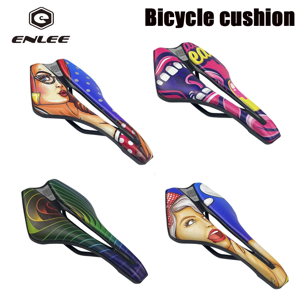 

Enlee bicycle cushion comfortable saddle mountain road bike trend personalized seat package bicycle riding accessories