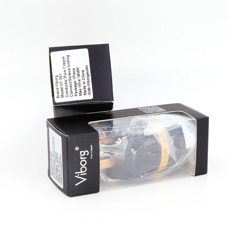 Штепсельная Вилка американского стандарта, медный разъем стандарта IEC Hi-Fi для шнура питания, красная, пара viборг VM501 + VF501