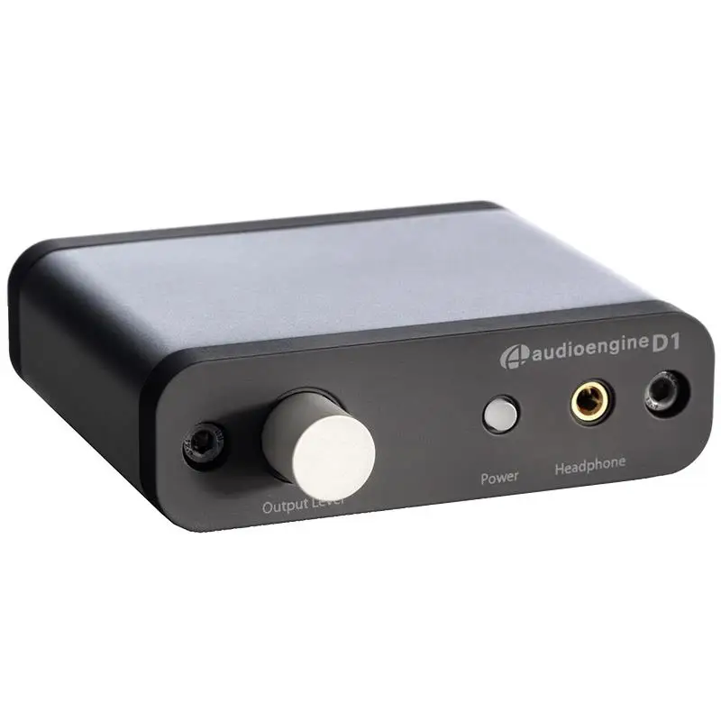 Audioengine D1 Portable Mini Fiber Optic USB DAC Decoder Headphone Amplifier for Computer USB Direct Power Supply