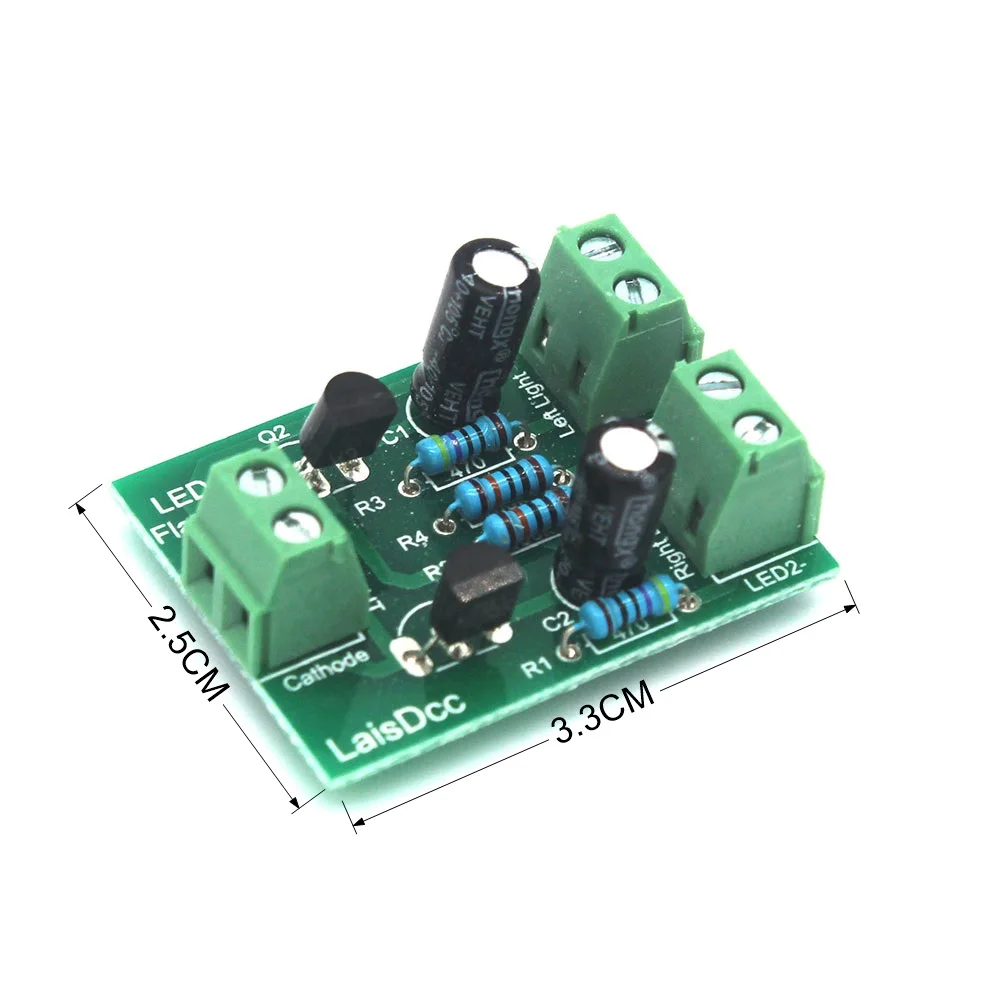 1PC Compact Circuit Board to Make the Crossing Signals LED Flash Alternately 860039/LaisDcc Brand