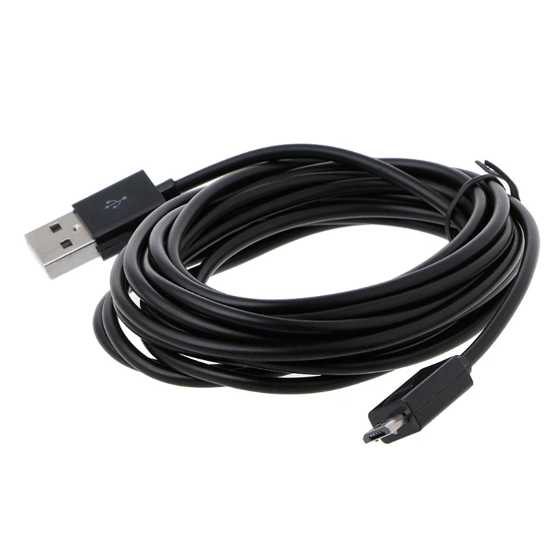 Cable de alimentación de carga Micro USB para controladores PS4, Cable de 3 metros de largo, 900F