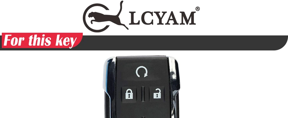 Silikonhülle Schutzhülle für Chevrolet Chevy Suburban Tahoe GMC Yukon Keyless Entry Remote 6 Tasten – Detail 1