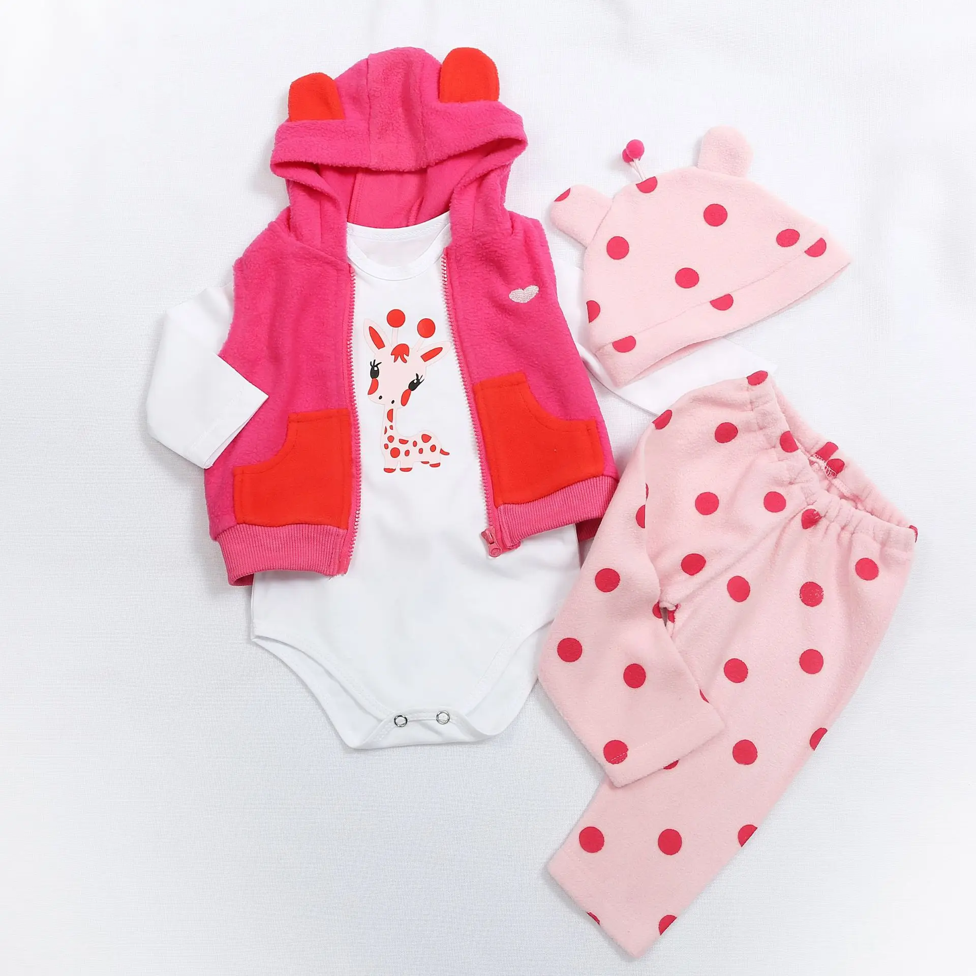 Clothes Sets For Silicone Baby Doll Toy Toddler Girls 47cm 60cm Bebes Reborn Menina Boy Girl Doll Outfit Toy Gifts For Children