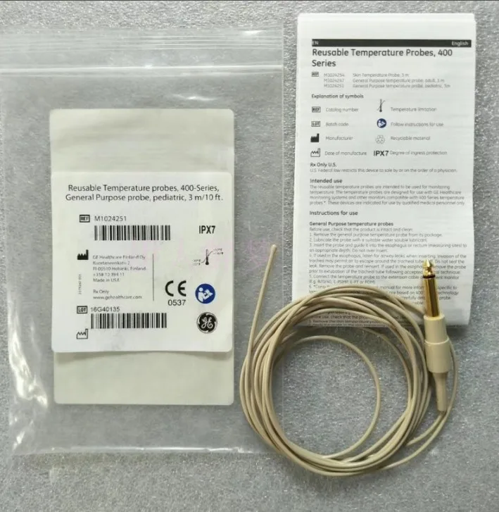 GE Original Imported 400 Series Intracavity Probes For Children Rectal Ear Temperature Probes For Newborns