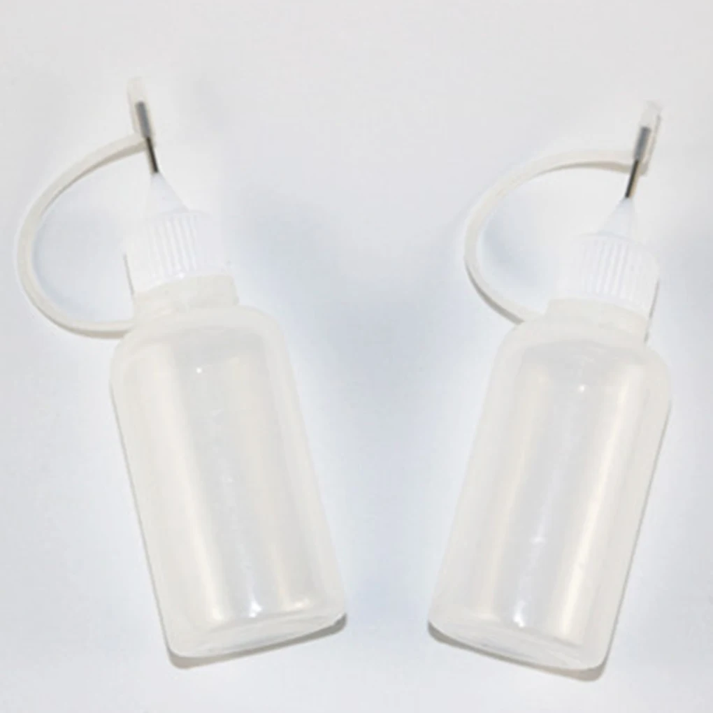 30 ml lege lijmfles met naald Precisie Tip Applicatorfles voor papier Quilling DIY Craft