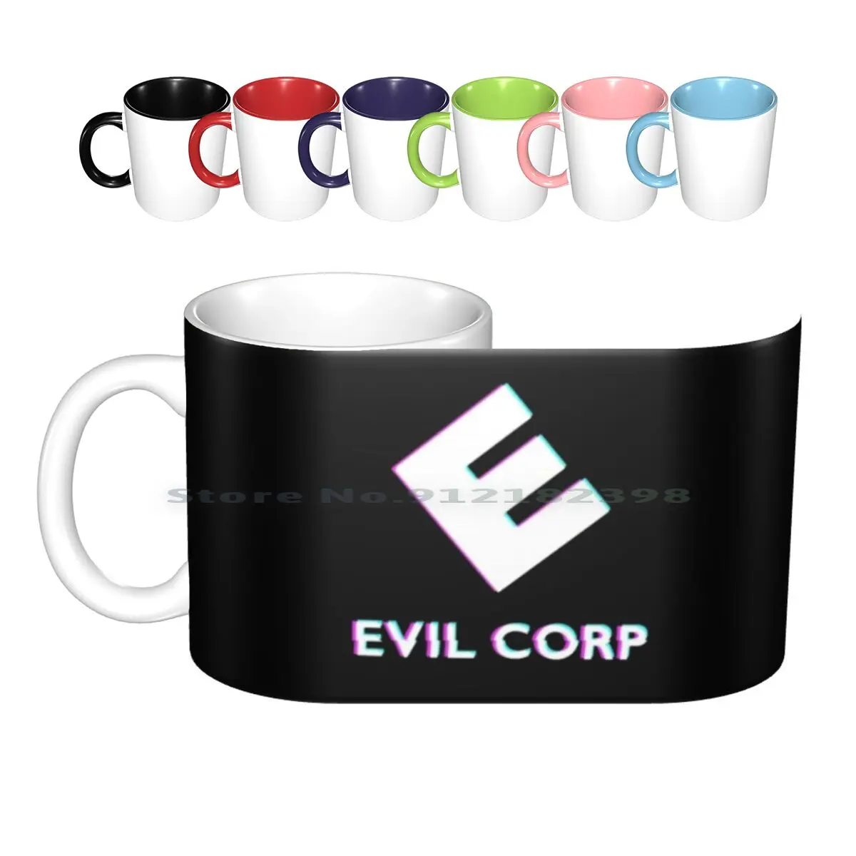 Evil Corp Ceramic Mugs Coffee Cups Milk Tea Mug Mr Robot Evil Corp Elliot Conglomerate Business Evil Bad Computer World Corp