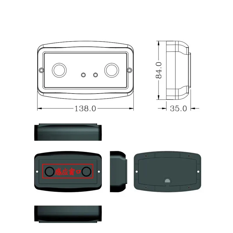 Radar Vehicle Detector Barrier Sense Controller Replace Loop Detector Vehicle Detector No need Loop Cable No buried wire