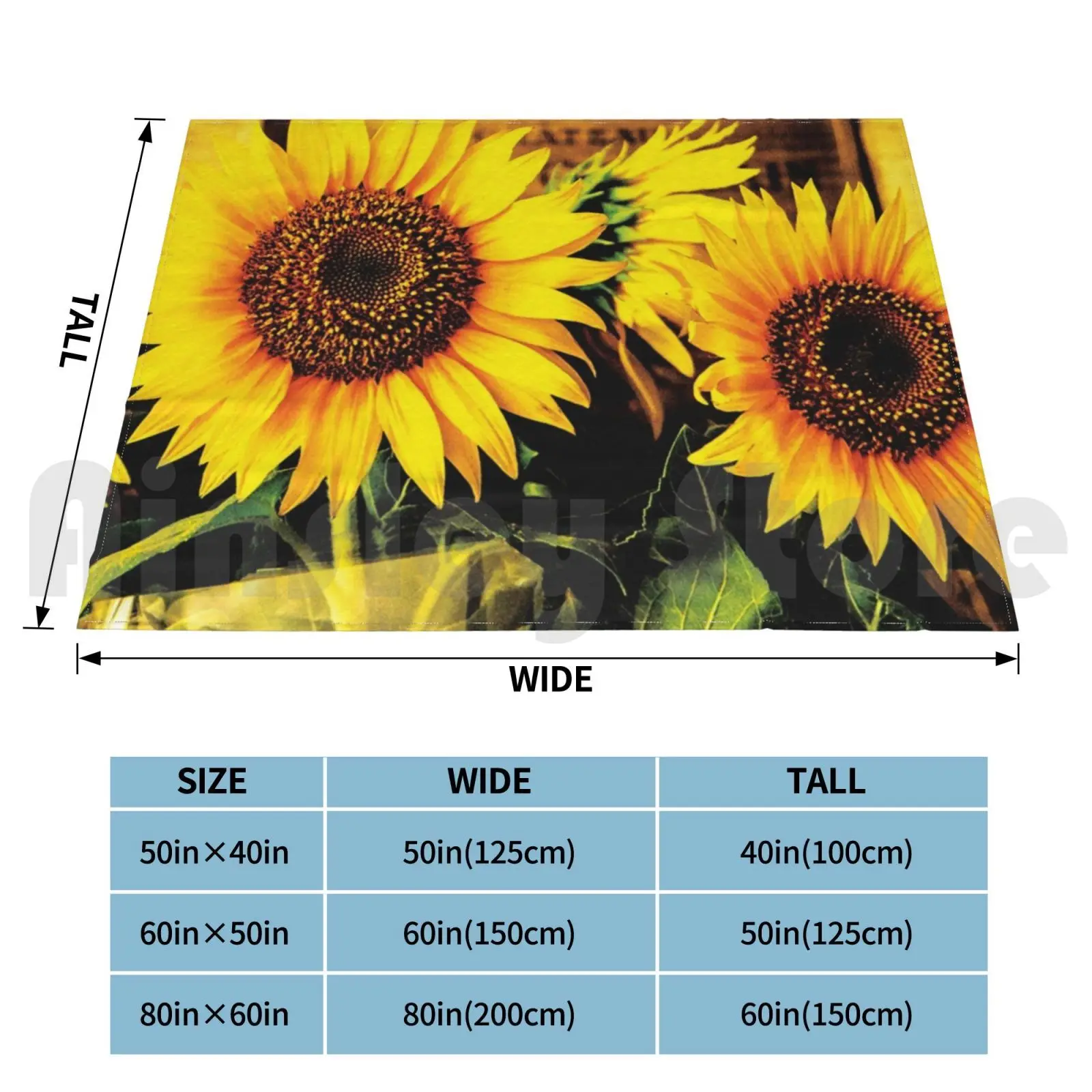 Sunflower Design Cloth Face Blanket Fashion Custom 1361 Quarantine Face Inhale Breath Oxygen