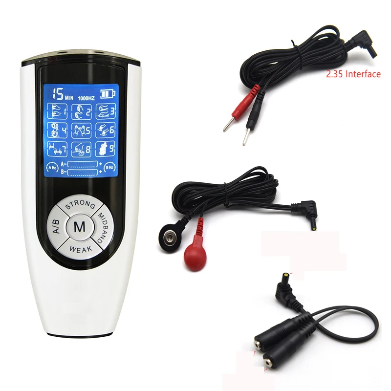 Medical Electro Shock  USB charging Two Output Electric Shock High Performace Host,Power Therapy Box Machine Adult Sex Toys