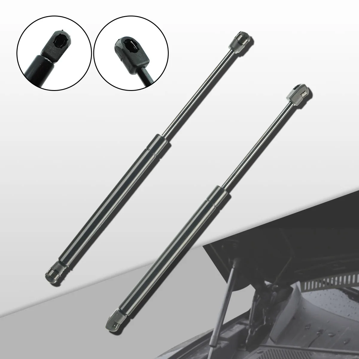 2 PCS Rear Hatch Glass Window Lift Supports Shock Struts for Porsche Cayenne 2003-2010 955 512 528 00