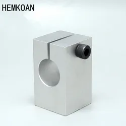 Aluminum alloy fixed bearing seat strut fixed clamp with threaded mounting bracket single hole pipe clamp standard base