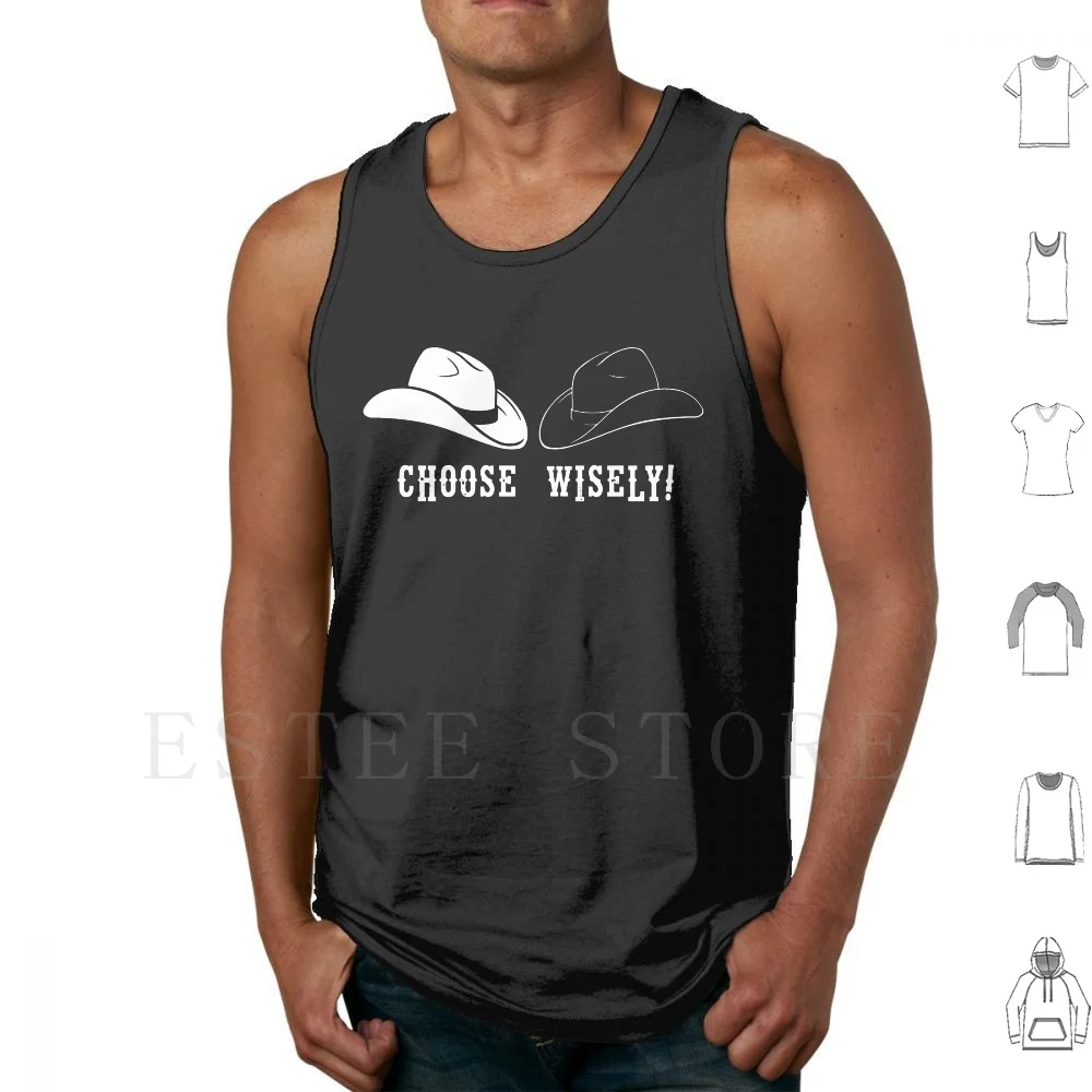 Black Hat Or White Hat Tank Tops Vest Dolores Abernathy Dolores Robot Bot Bots Robots Android Droid Droids Androids