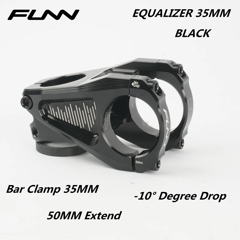 FUNN Equalizer-MTB Mountain Bike Alloy Full CNC Bar Clamp, Enduro