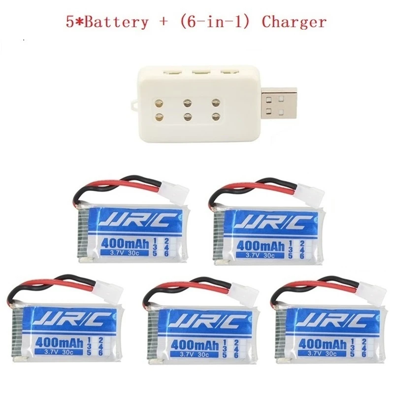 Original 3.7V 400mah 30C Rechargeable Battery for JJRC H31 RC Spare Parts 3.7V Lipo battery and USB charger For JJRC H31