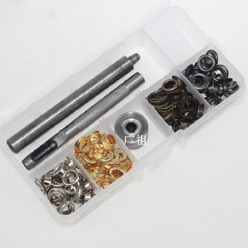 

120Sets/Pack Copper Button Press Studs Fixing Tools Accessories 4Colors Leather Repairing Decor Rivets Metal Fastener DIY Craft