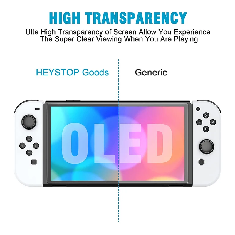 Gaming Accessories Bundle Carrying Case with Card Slots PC Protector Bag for Nintendo Switch OLED Console and Joy-con