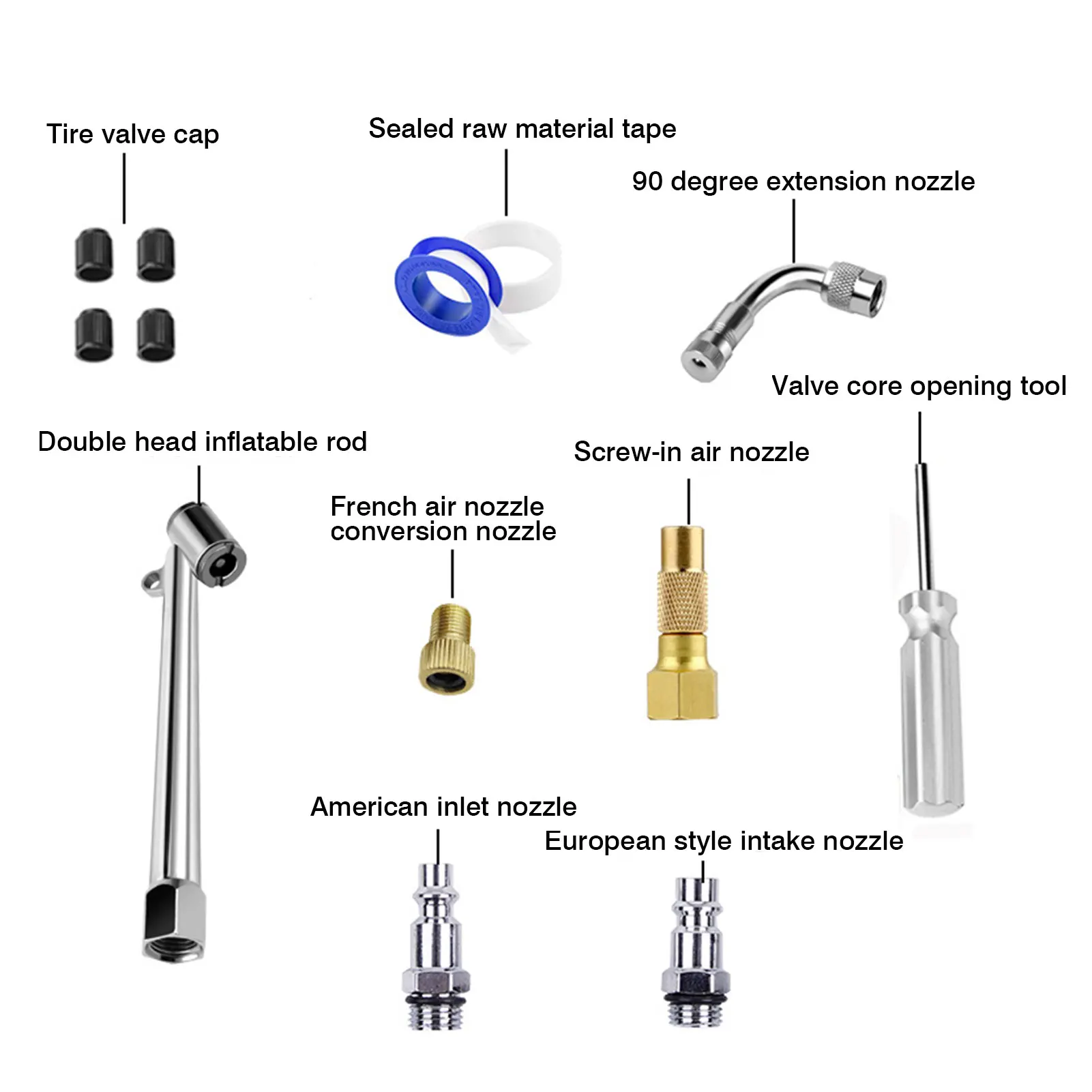 2021 Digital Tyre IatingWith Pressure Gauge For Car Truck Auto Tire Iator Air Tools LCD Back Light Tire Gauge