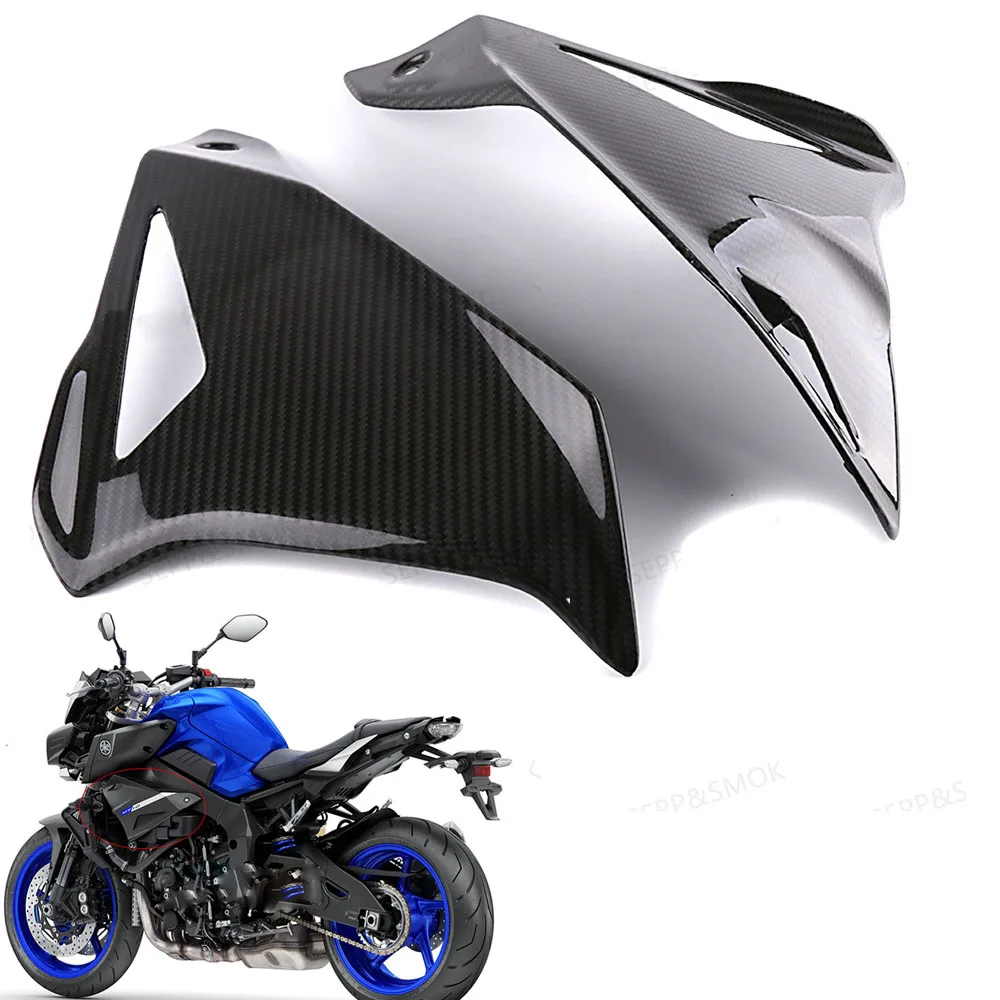 

Motorcycle Carbon Fiber Left Right Frame Fairing Panel Kits Guard Cover For Yamaha MT10 MT 10 MT-10 2016 2017 2018