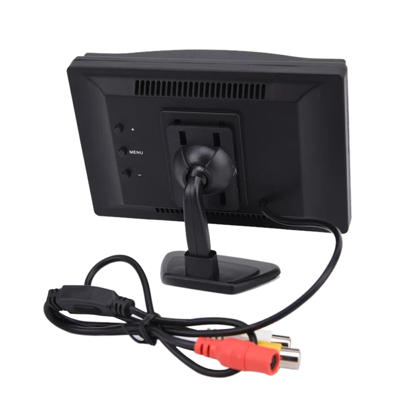 High resolution 5 inch TFT LCD Car Color HD Sucker Monitor Reverse Camera Car Security Monitor for Reverse Backup Parking Camera