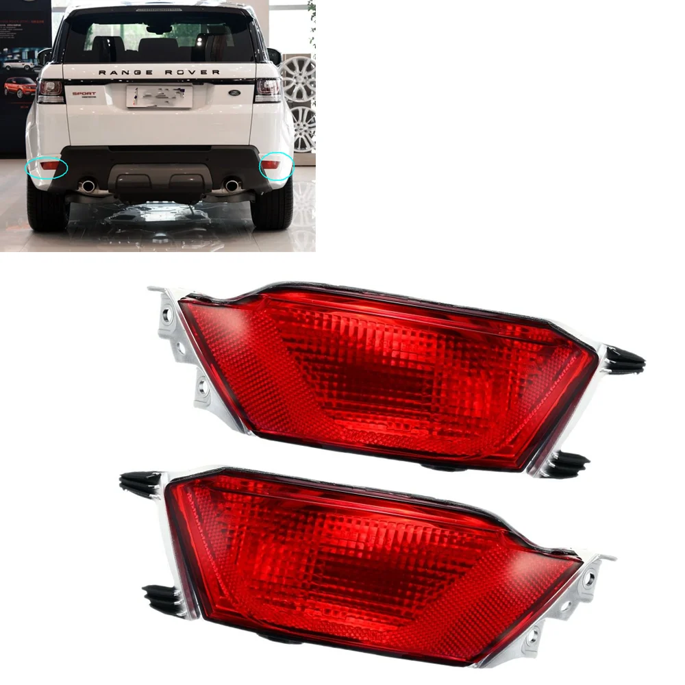 

For Land Rover Range Rover Sport L494 2014-2021 Rear Bumper Fog Light Red Car Boot Side Reflector Stop Tail Signal Brake Lamp