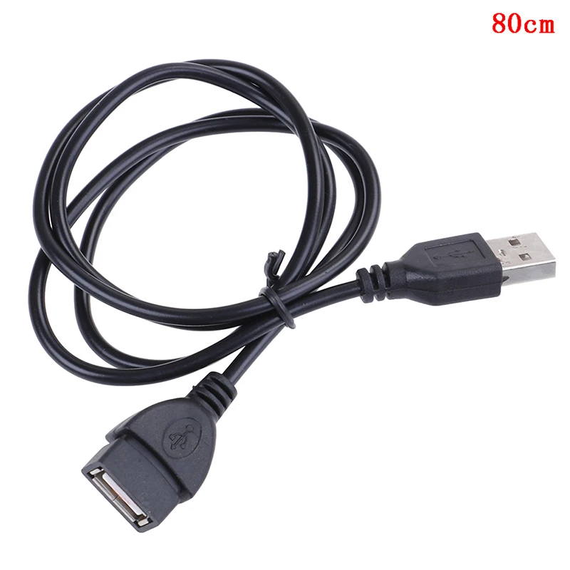 80/150cm USB 2.0 Cable Male To Female Data Sync USB 2.0 Extender Cord Extension Cable USB Extension Cable Super Speed Connector