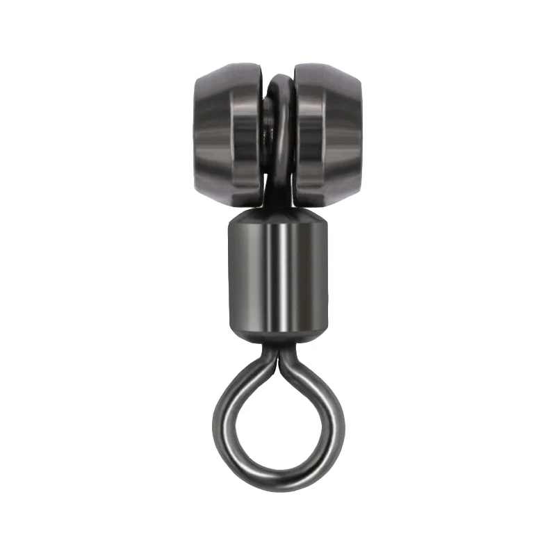 DNDYUJU 10pcs Red Whale Rolling Swivels Head Swivel 360° Anti-Wrapping Fishing Connector Hook Lure For Fishing Accessories