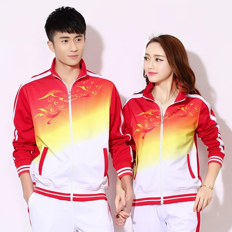 Women Zipper Sweatshirt Sports Uniform Suits Outdoor Running Set Fitness Sportswear Jogging Training Track Suit 5XL