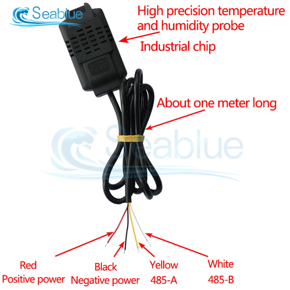 DC 12V 24V 10A SHT20 Temperature Humidity Controller Module LCD Digital Display Thermomter Thermostat Hygrometer Heating/Cooling