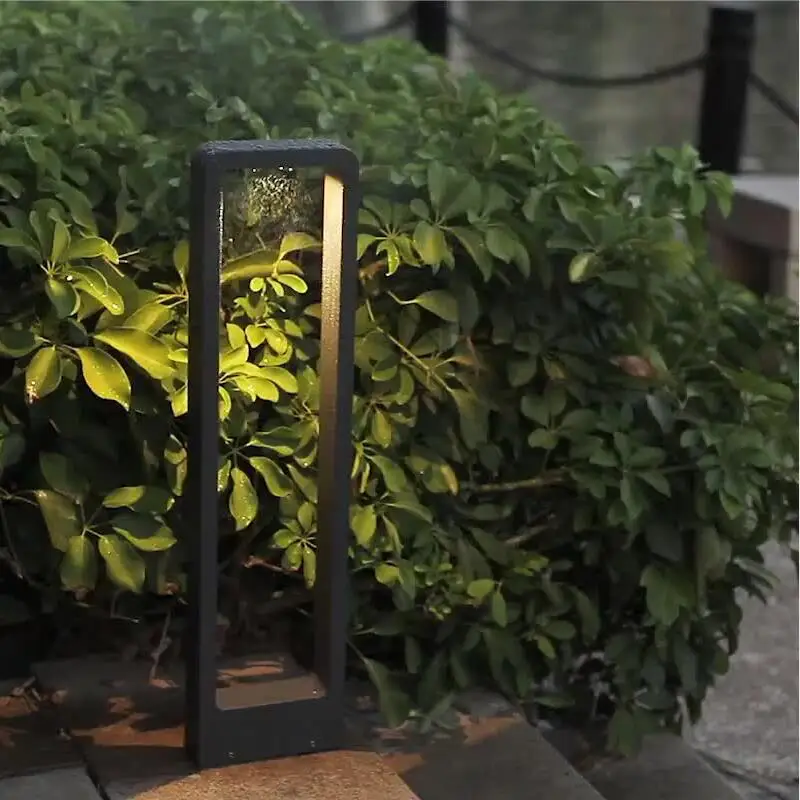 Imagem -06 - Modern Led Cob Garden Light Pillar Lamp Paisagem ao ar Livre Bollards de Gramado Alumínio 10 Pcs 15w