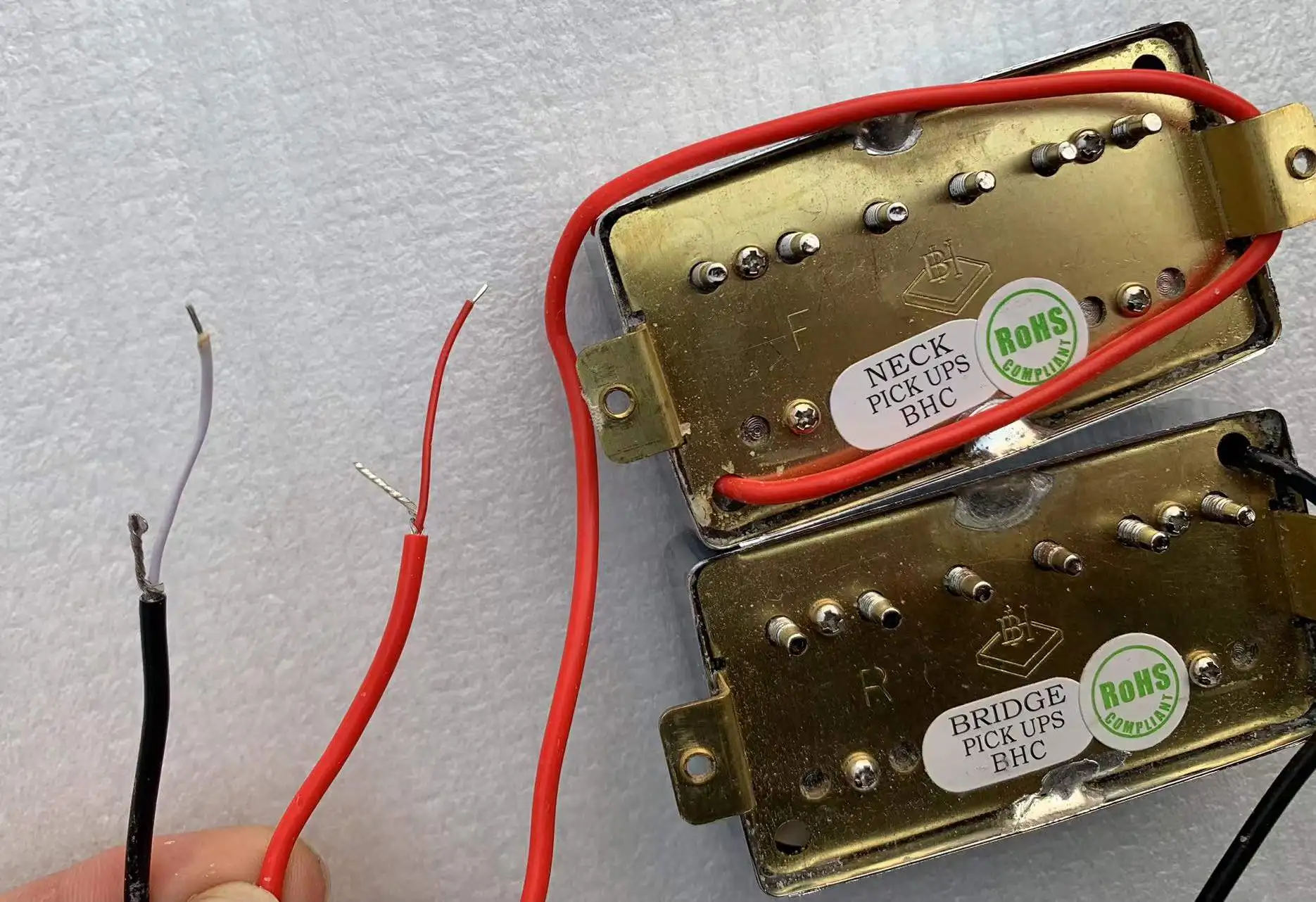 Professional Genuine Alnico Humbucker Pickups for Electric Guitars Accessories in Stock Made in Korea