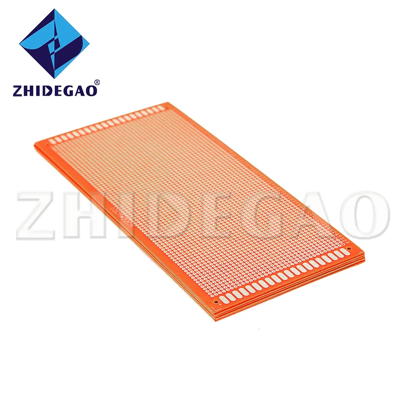 ZHIDEGAO 10x22cm DIY Single Side  Prototype Paper PCB Universal  Experimental Bakelite Copper Plate Circuirt Board Yellow
