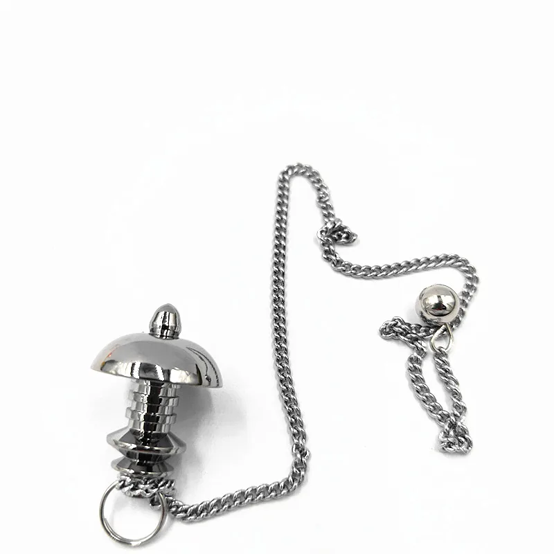 Ya.x Pendulums for Dowsing Wicca Balancing Pointed Cone Pendant Brass Pendulo Divinacion Healing Universal Reiki Charms