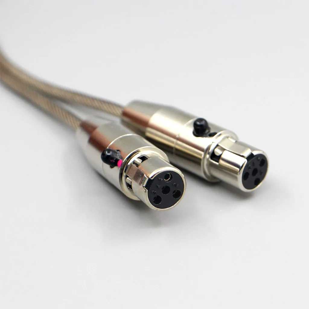 Type6 756 코어 7n Litz OCC 실버 도금 이어폰 케이블(HEDD Air Motion Transformer HEDDphone ONE 7834용)