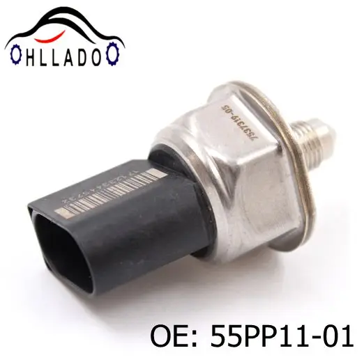 HLLADO Fuel Rail Pressure Sensor 55PP11-01 7537319-05 For B M W E24 E63 E64 E23 E32 E38 E65 E66 F01 F02 E53 E70 Car Accessories