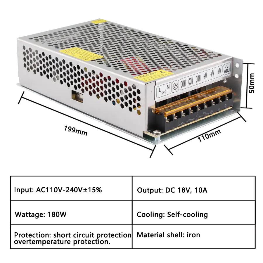 3V 9V 15V 18V Transformers Power Supply AC DC Current Transformers 220V To 110V Converter 3 9 15 18 V 2A 3A 5A 10A 15A 20A 30A