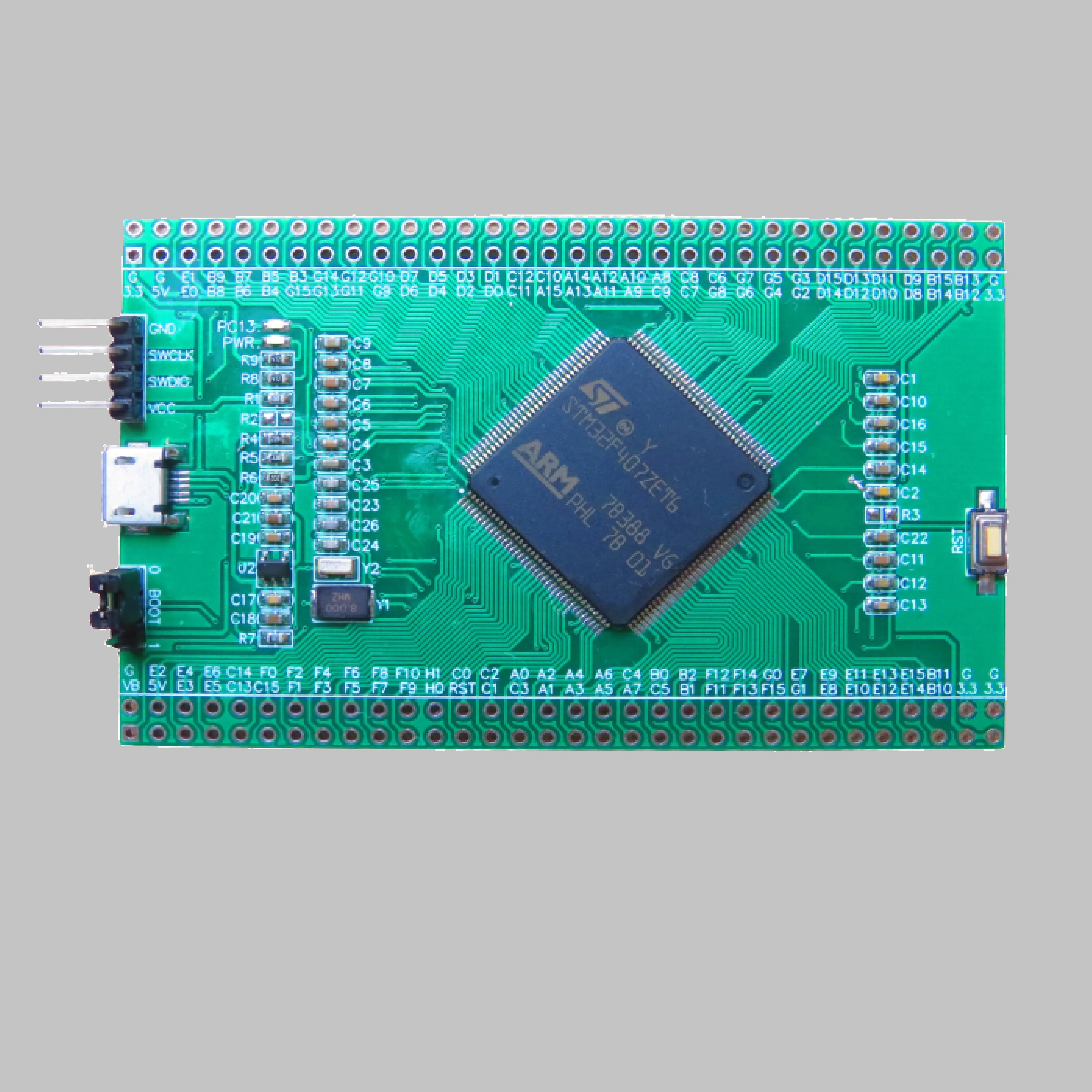 

Материнская плата STM32F407ZET6, основная плата большой емкости, New F407, минимальная система Zet6, макетная и обучающая плата