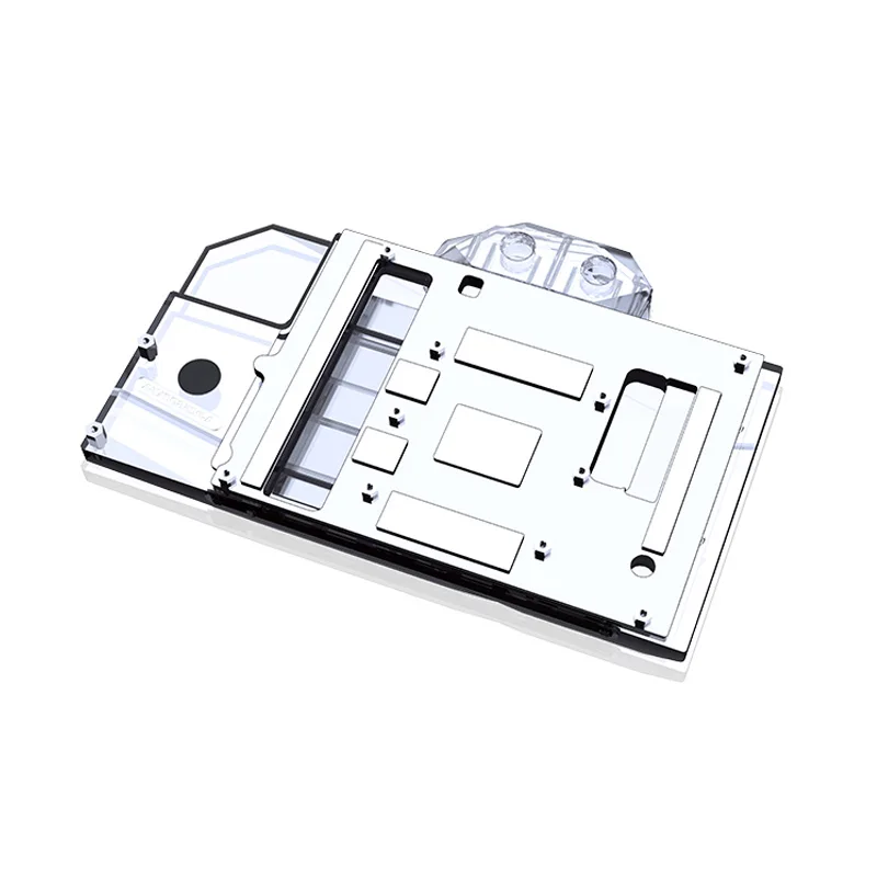 Bykski Computer-Wasserblock für Yeston Powercolor Radeon RX 6800XT Grafikkarten-Kühler, inklusive Rückplatte, A-PC6800XT-X