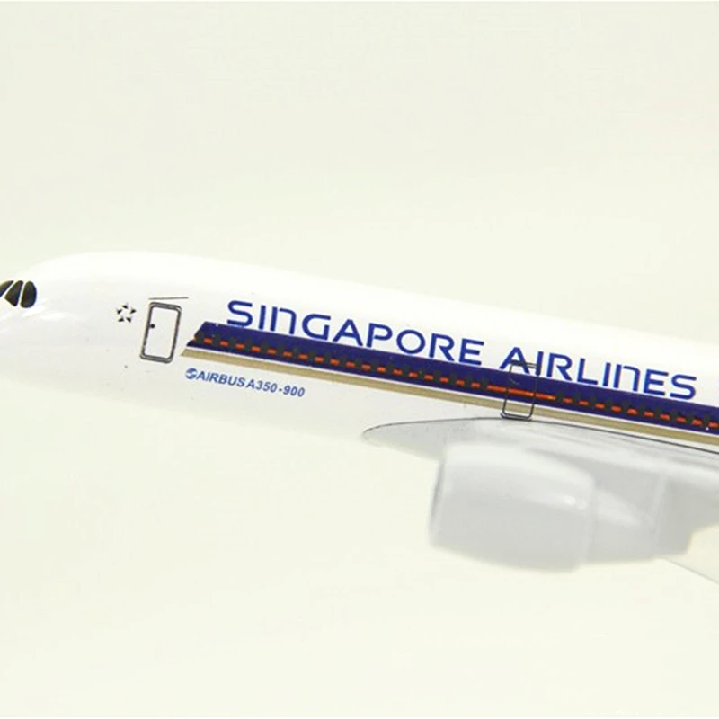 16cm 1:400 Scale Airplanes Alloy Metal Air Singapore Airlines Airbus A350 -900 Airplane Model Plane Aircraft Kid Christmas Gifts