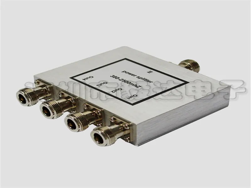 N-tipo Divisore di Potere Combinatore WOC Microstrip Potenza Del Segnale Splitter Uno a Quattro 2.4GWIFI380-2500
