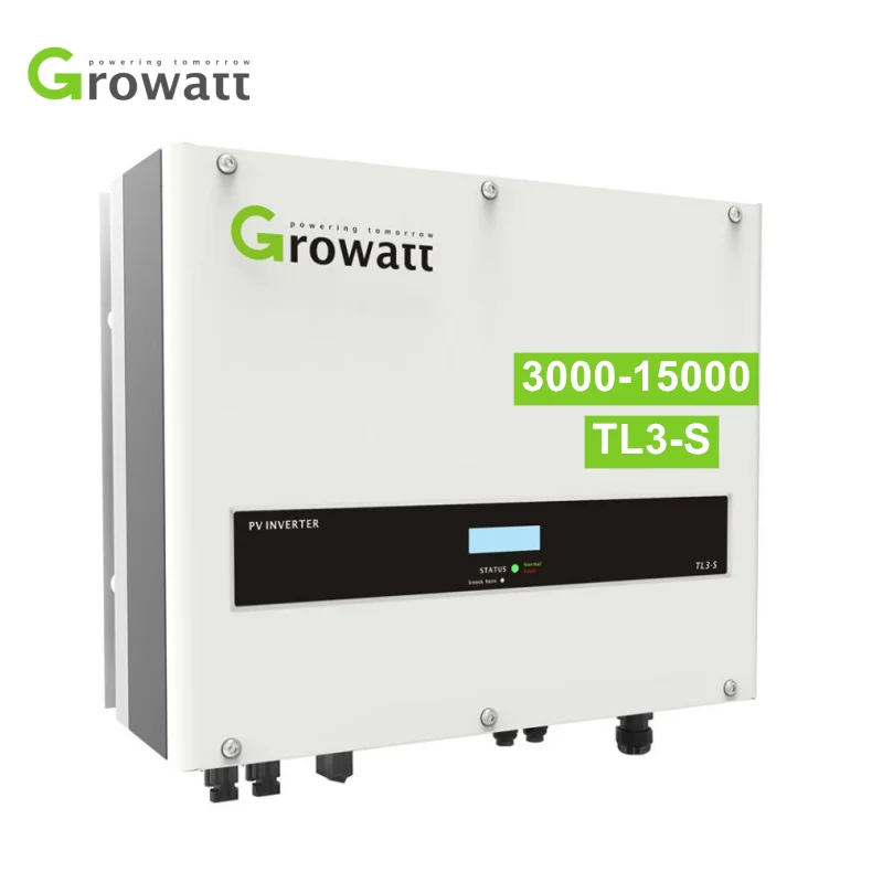 

Growatt CE Certification 3KVA Inverter 5KW On Grid 3 Phase Inverter 8KVA 10KVA 12KVA 15KVA Mppt DC To AC Solar System