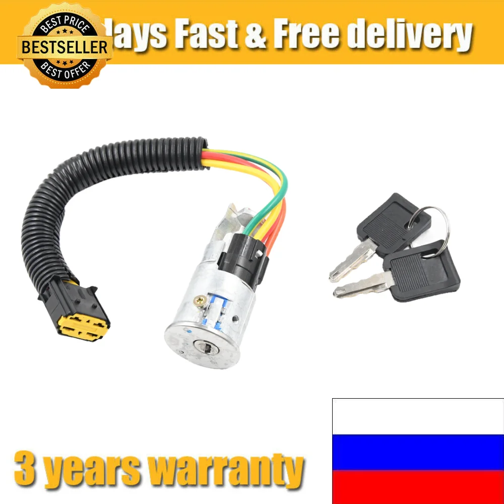 

7701471220 For Renault Clio 1998-2005 MEGANE Scene MK1 1996-2003 Ignition Switch Barrel And 2 Keys 7701471098 7701469419