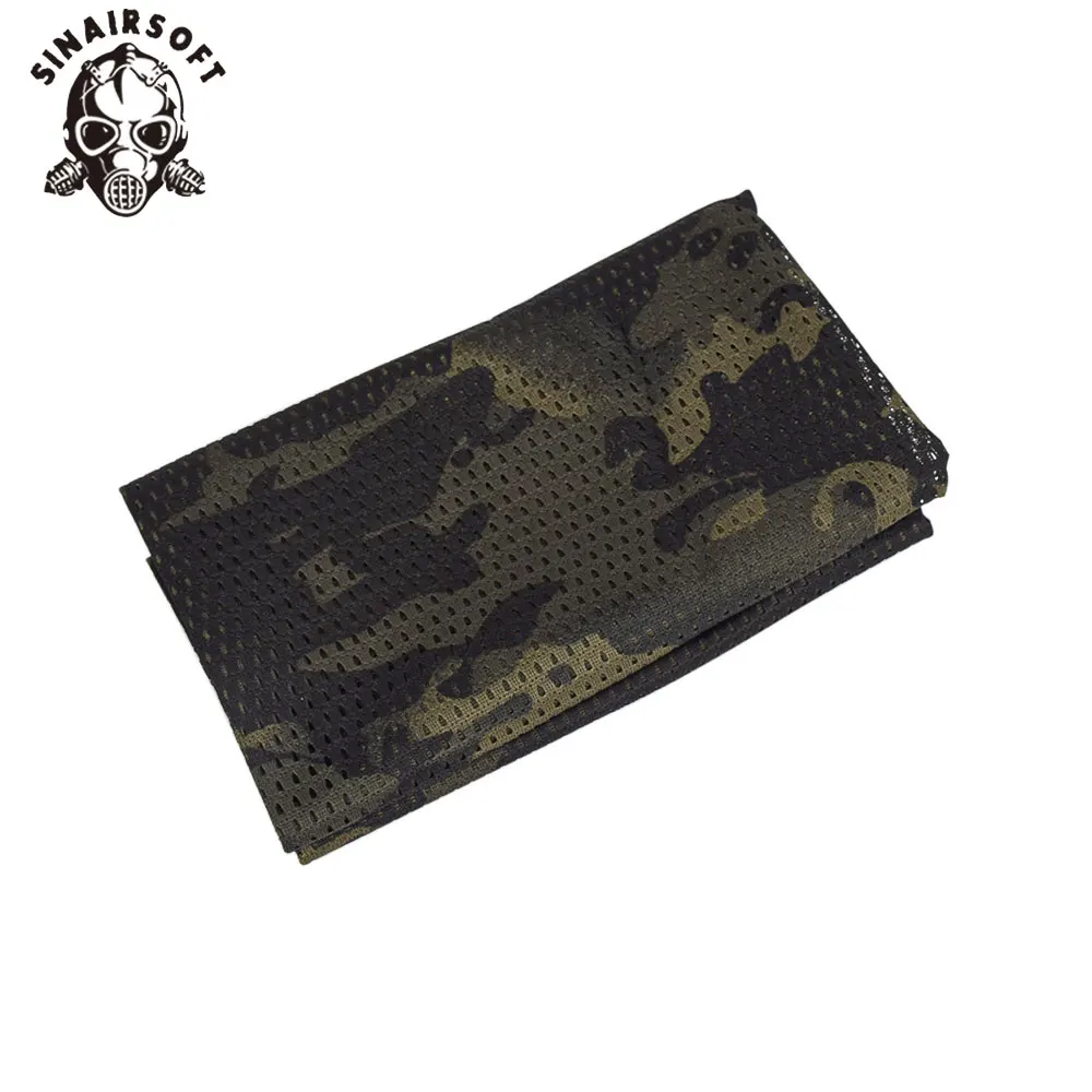 

SINAIRSOFT Tactical Camouflage Mesh Scarf Men Women Scarf For Airsoft Sports Hunting CS Face Mask Sabage LY1401