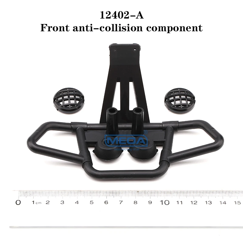 Wltoys 12402-A RC Car Spare Parts 1/12 Original Accessories Lampshade Front/Rear Anti-Collision Components Car Shell Pillar Set