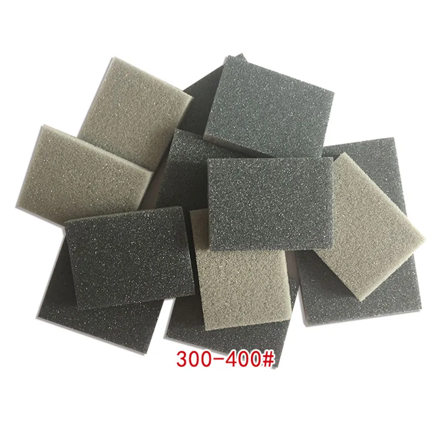10/20Pcs 30X40Mm Square Sponge Amplas 300-3000 Pasir Baik Poles Amplas Kertas Amplas alat Kualitas Tinggi Amplas
