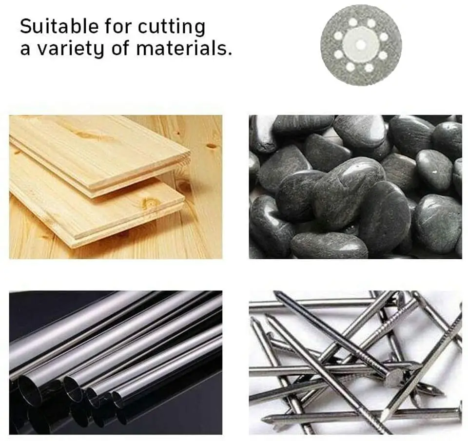 20 Dischi Diamantati 30 Mm Con Mandrino E Cacciavite – Taglio Preciso Per Pietra, Vetro, Ceramica E Marmo, Compatibili Con Dremel