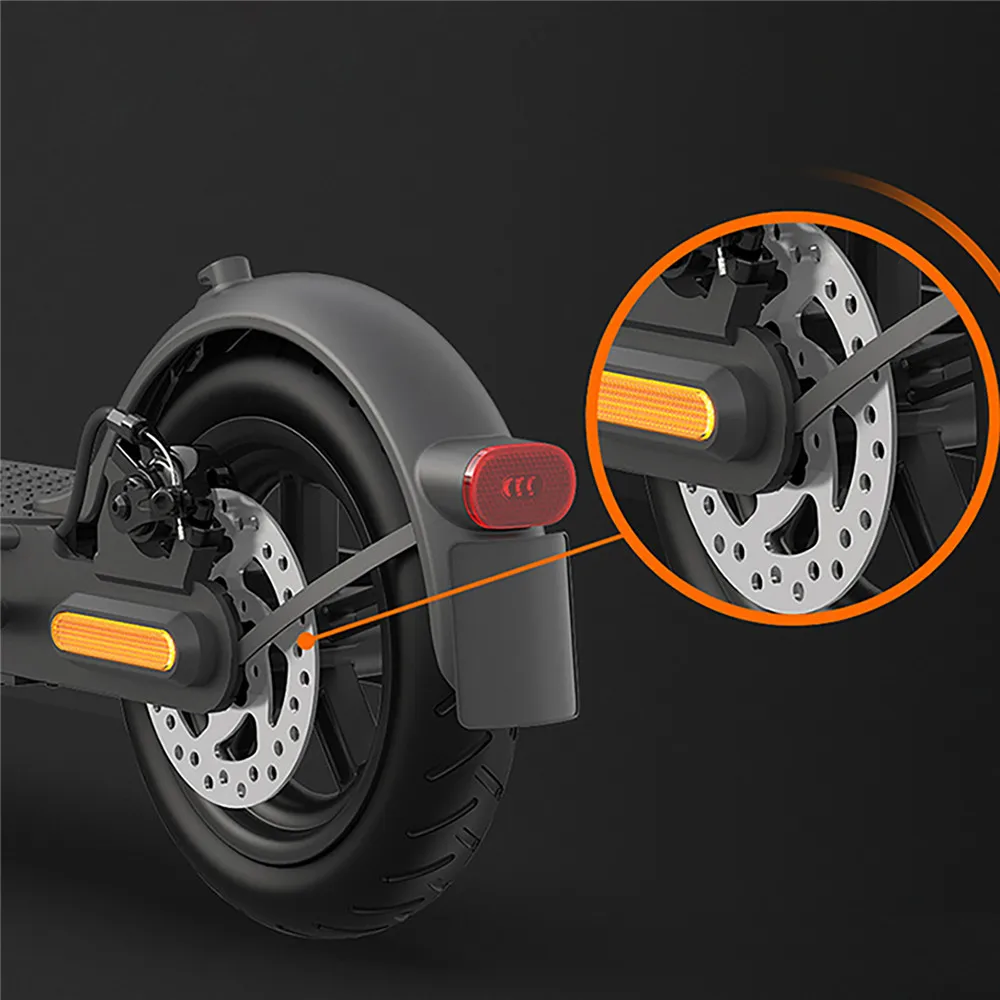 Scooter Rear Wheel Cover Decorative Cover Reflective Strip With Screws for M365/PRO2 Scooter Accessories