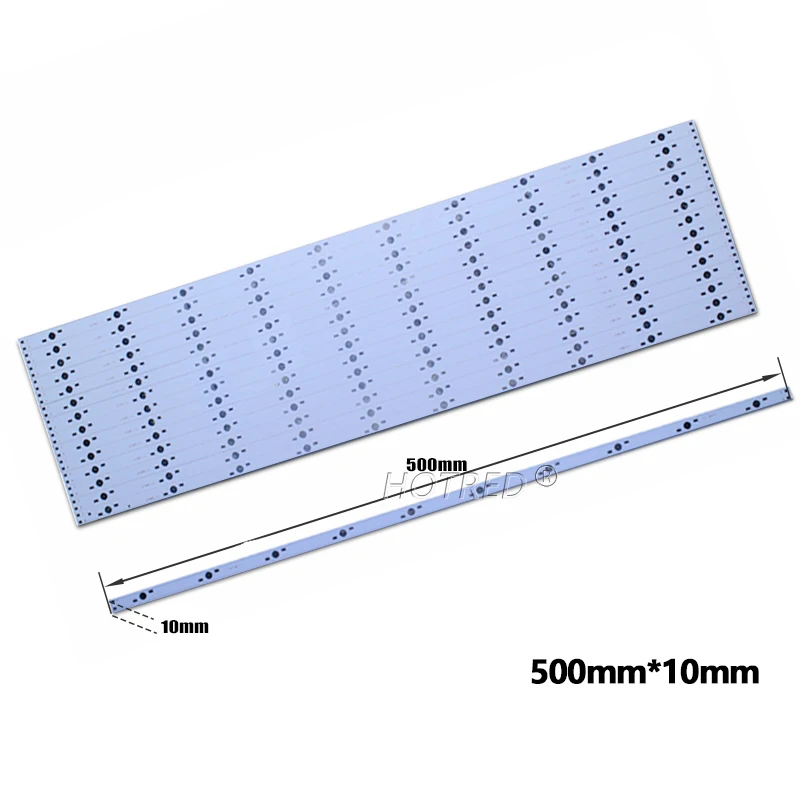 LED PCB 300mm 500mm 10W12W30W Aluminum plate 1/3/5W led installed Light Board Heatsink For Hydroponics Aquarium Tube Grow light