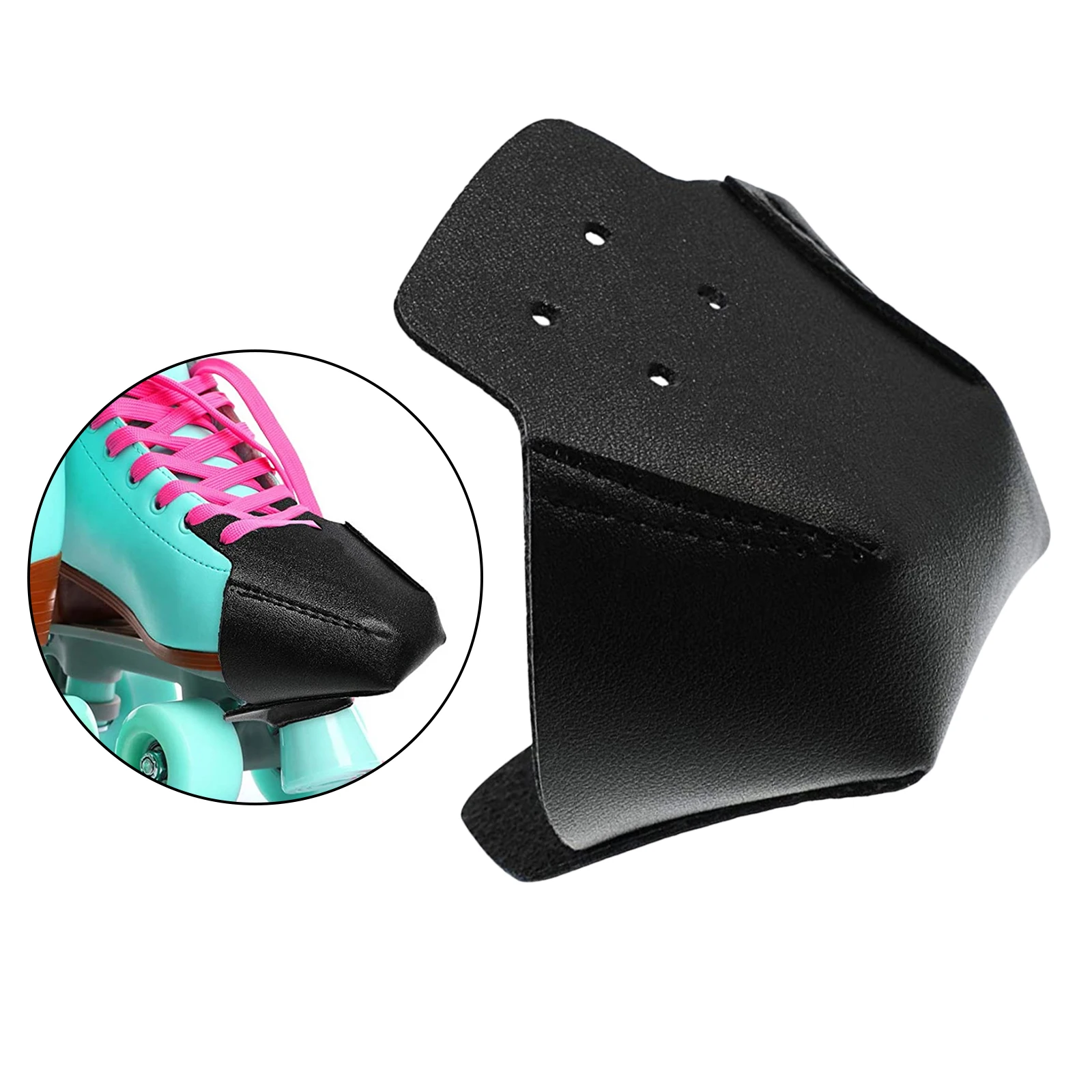 Roller Skates Leather Toe  Guard Protectors for Quad Roller Skate