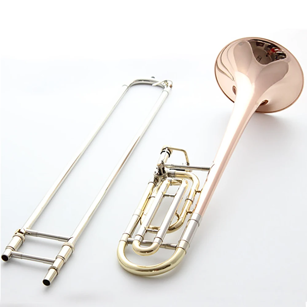 Music Fancier Club 36BO Step-Up Bb/F Tenor Trombone Phosphorus Copper Music Instruments Profesional Trombone Case Mouthpiece